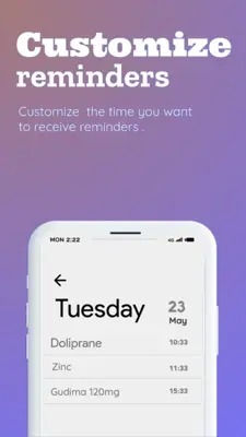 Meds Reminder android App screenshot 2